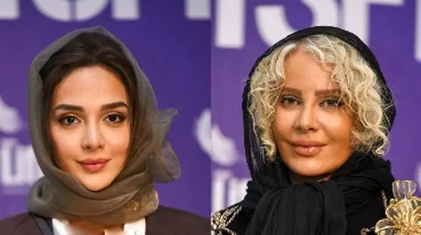 فیلم / ناجور پوشیدن خانم بازیگران  فیلم «ناجورها» در اکران عمومی / لحظه نگرانی شوهرالمیرا دهقانی از پوشش زنش و لباس بدرنگ و لعاب  بهاره رهنما تا شراره رخام و ...