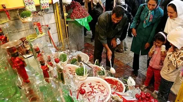 هشت بازار پر رونقِ قبل از شب عید