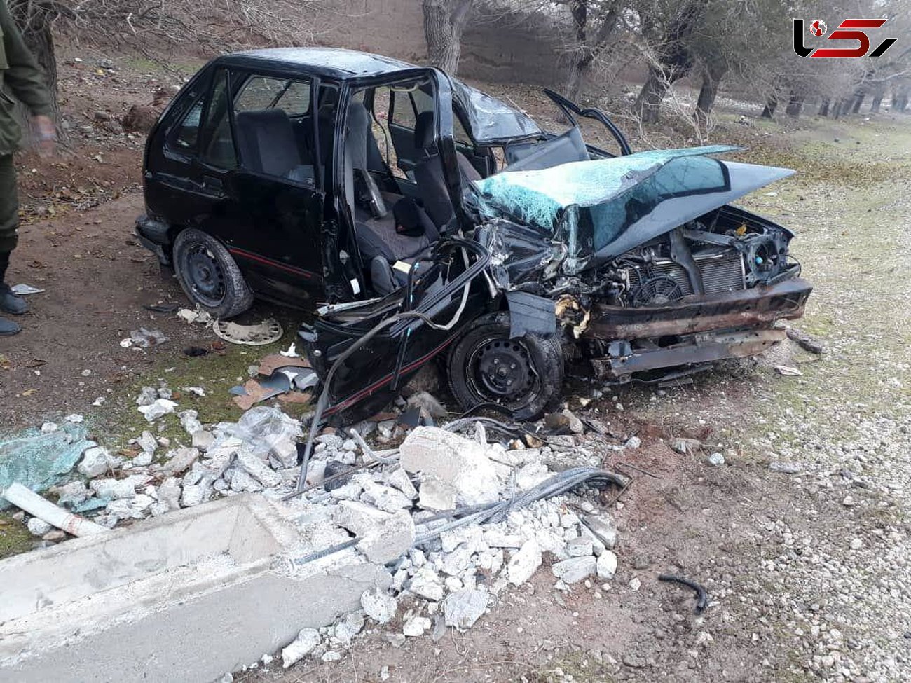 یک کشته در تصادف در محور سه راه علیزاده ایرانشهر