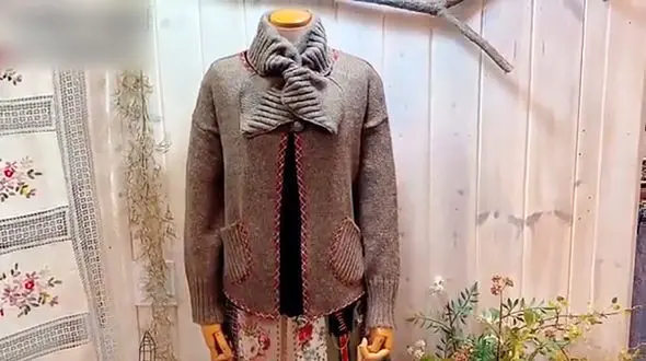 چطور از بلوز بافت به ژاکت برسیم؟ + فیلم