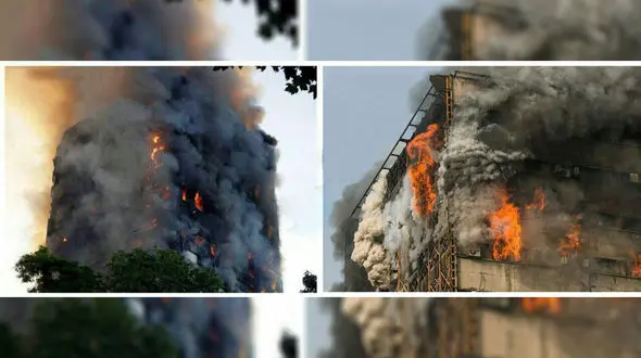 چرا پلاسکو در تهران پس از ۳.۵ ساعت ویران شد، اما گرنفل لندن پس از 10 ساعت هنوز سرپاست؟ 