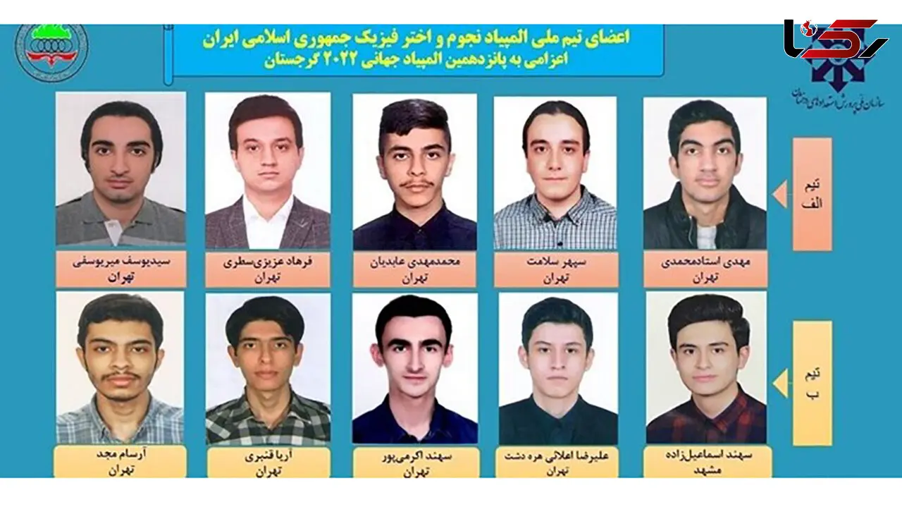 تیم نجوم و اختر فیزیک ایران در جایگاه اول جهان ایستاد / دانش آموزان 9 مدال طلا و یک نقره گرفتند