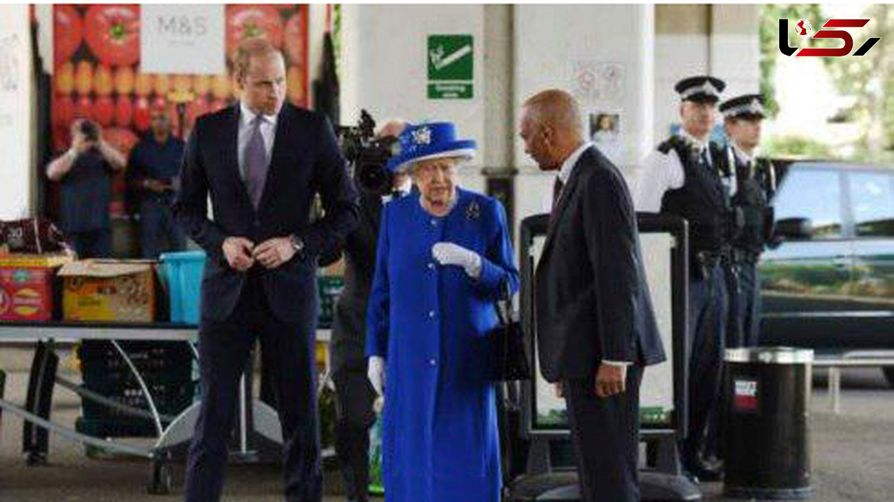 ملکه بریتانیا و شاهزاده ویلیام با ساکنان برج سوخته لندن دیدار کردند +عکس