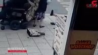 اقدام عجیب مرد معلول در خیابان ! + فیلم