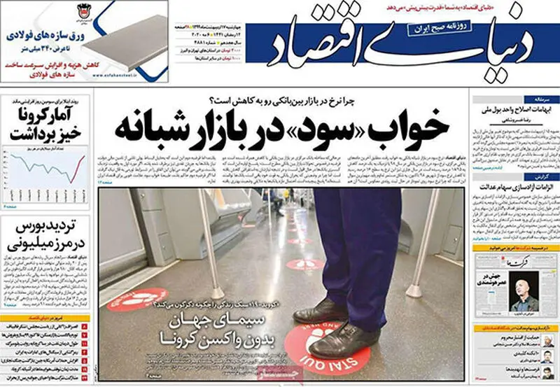عناوین روزنامه‌های امروز