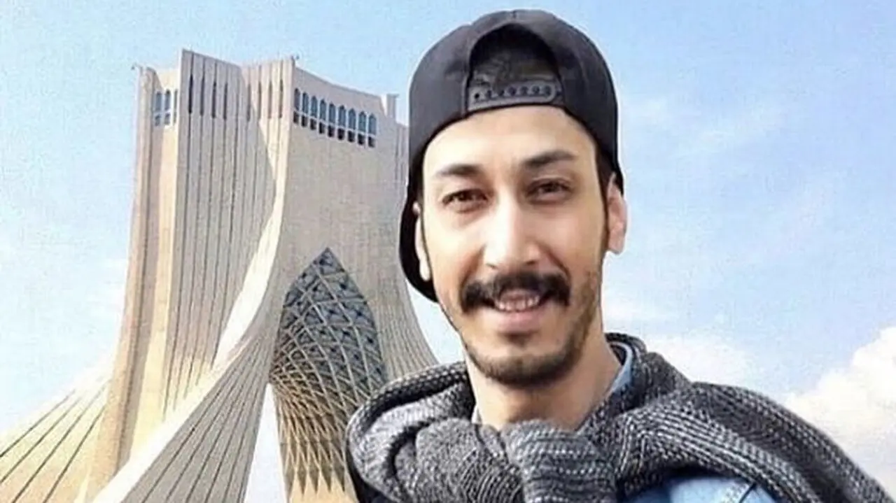  عکس زن زیبا و قد بلند بهرام افشاری ! / در و تخته با هم جورند !