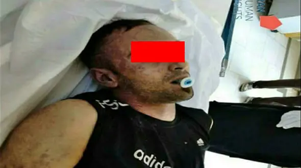 عکس خودکشی یکی از قاتلان صادق برمکی پس از فرار نافرجام از زندان مهاباد + فیلم 