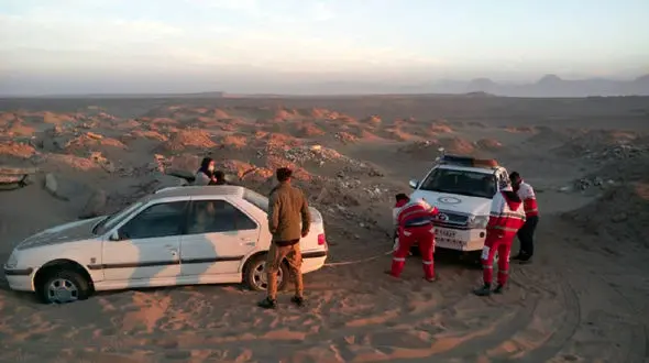 خانواده گمشده در کویر یزد پیدا شدند