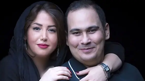 اولین عکس از همسر رضا داوودنژاد در مراسم خاکسپاری رضا داوودنژاد