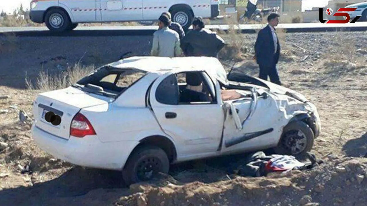 واژگونی خودرو در سبزوار جان سرنشین را گرفت
