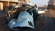 تصادف مرگبار پژو 206 با کامیون سوخت در جاده همدان
