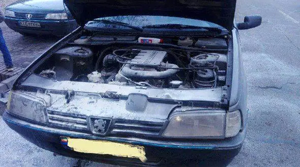 آتش نشانان باهوش تبریزی جان یک راننده را نجات دادند+ عکس