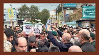 مراسم تشییع پیکر شهید حمید پورنوروز در لاهیجان 