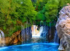 عکس عجیب ترین آبشارهای ایران؛ از «نیاگارای ایران» تا آبشاری که هر نیم‌ ساعت ناپدید می‌ شود!
