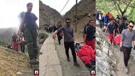 ۱۳ ساعت عملیات آتش نشانی تهران برای نجات ۳ کوهنورد در ارتفاعات درکه + عکس
