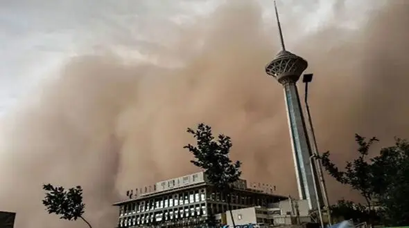 اطلاعیه هواشناسی تهران: بعد از ظهر امروز وزش باد شدید در راه است 