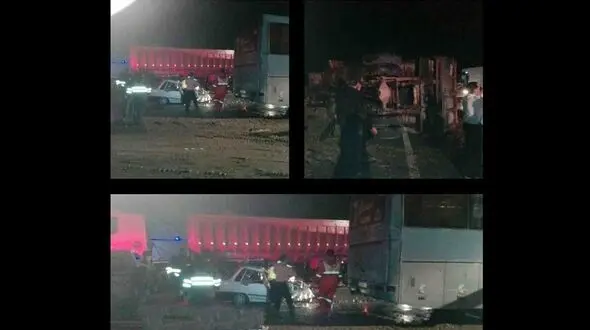شب پر حادثه در آذربایجان شرقی / 29 نفر کشته و زخمی شدند + عکس 