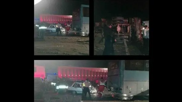 شب پر حادثه در آذربایجان شرقی / 29 نفر کشته و زخمی شدند + عکس 