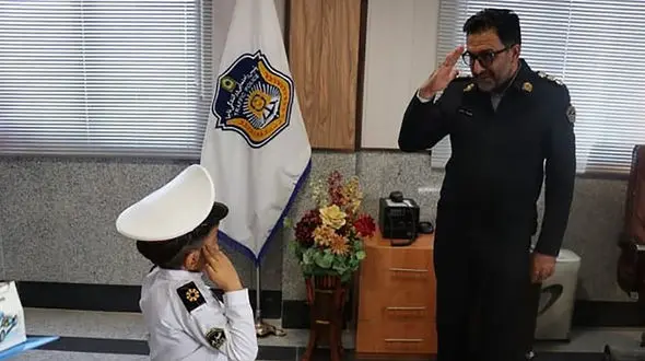 پلیس اصفهان کودک سرطانی را به آرزویش رساند + عکس