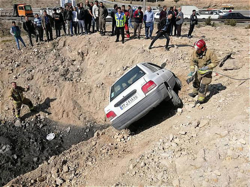 برخورد مرگبار پراید با عابر پیاده در بزرگراه شهید بابایی 