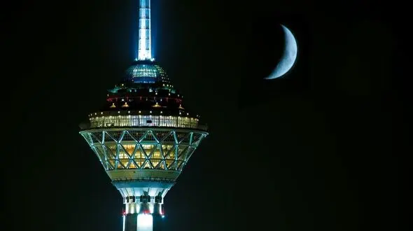 نورافشانی برج میلاد به مناسبت میلاد رسول اکرم(ص) 