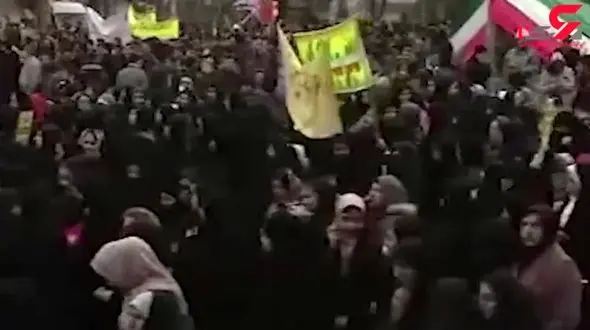 حضور حماسی مردم شیراز، زنجان، شهرکرد و بجنورد در جشن چهل سالگی انقلاب + فیلم 
