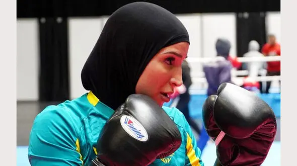 جنجال عکس پوشش خانم بوکسور ایرانی‌ ! / تینا رحیمی کیست ؟!