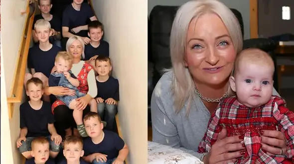 این زن چشم رنگی یک تیم فوتبال پسر زایید ! / عجیب ترین هدف زن اروپایی !