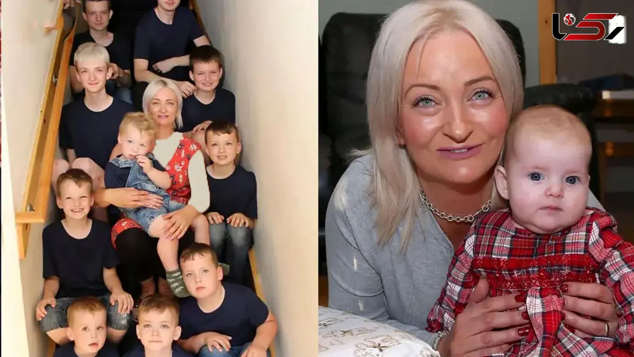 این زن چشم رنگی یک تیم فوتبال پسر زایید ! / عجیب ترین هدف زن اروپایی !