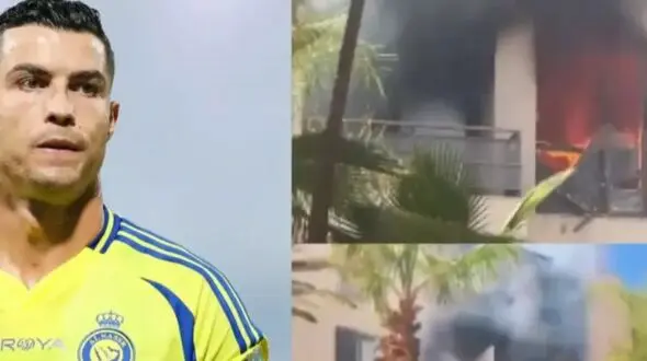 هتل رونالدو آتش گرفت!