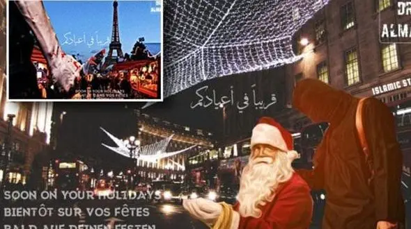 داعش بابانوئل را به گروگان گرفت! + عکس 