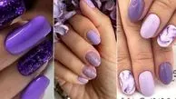 جدیدترین دیزاین‌ های ناخن با رنگ بنفش و یاسی که عاشقش می‌ شوید!