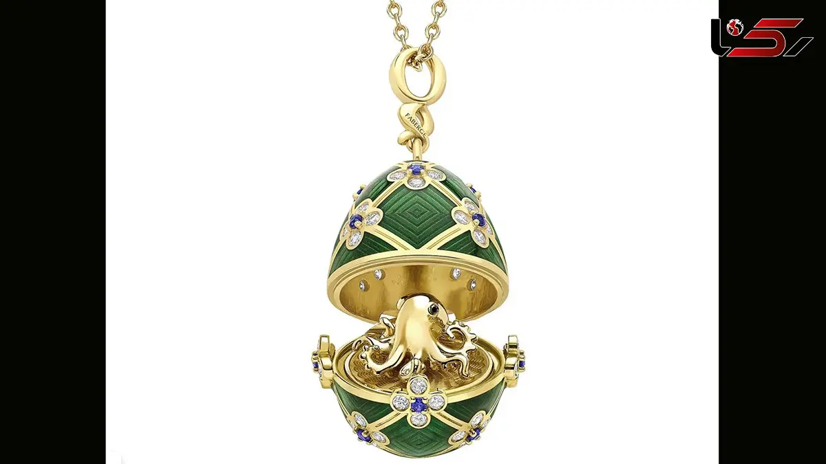 آویز جیمز باند فابرژه قربانی دزدی غیرمعمول در اوکلند شد / آویز طلای فابرژه مستقیماً از فروشگاه به معده رفت