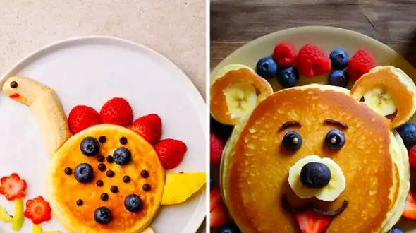 10 مدل سرو پنکیک با میوه؛ صبحانه‌ای رنگارنگ و پرانرژی