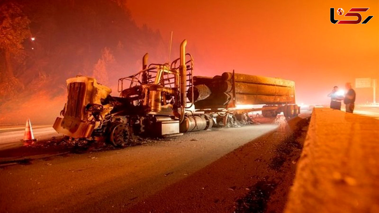 آتش سوزی گسترده در کالیفرنیا + عکس 