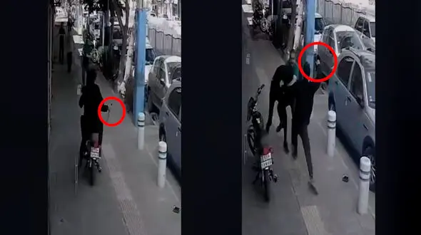 فیلم صحنه شجاعت مرد فداکار در صحنه موبایل قاپی از زن مشهدی ! / چاقو را به شکمم فرو کردند + گفتگو 