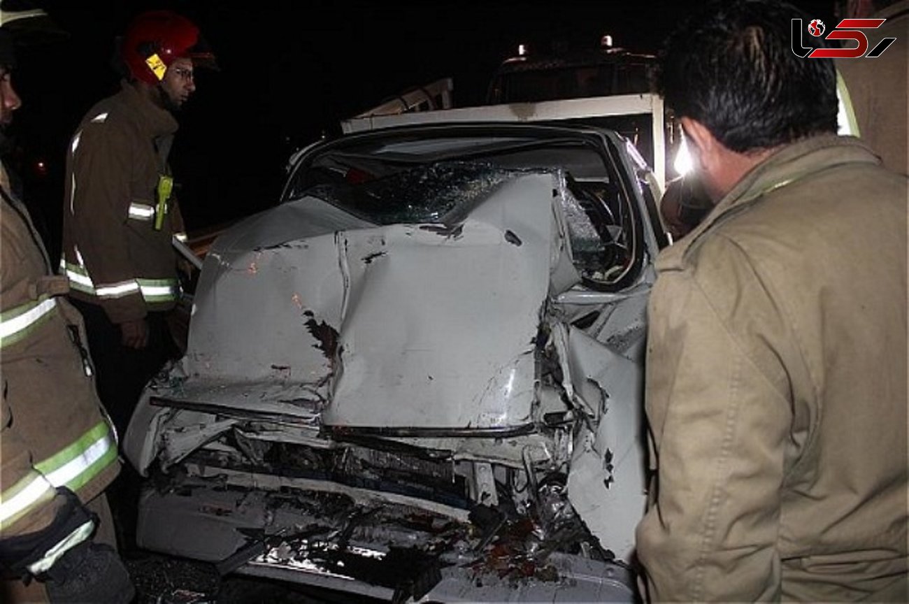 7 کشته و زخمی بر اثر تصادف کامیون با پراید+ عکس