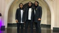 عکس/ تیپ رسمی دختران فوتبال ایران با کت و شلوار برای اعزام به انتخابی آسیا