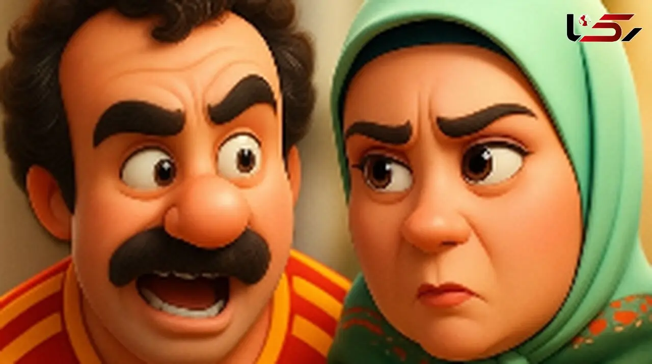 سکانس باحال جر و بحث هما و نقی بر سر مهلا خانوم هم انیمیشن شد/ مچگیری هما و واکنش خنده‌دار نقی/ نمونه بارز یک مرد ایرانی در شرایطی که دستش رو شده
