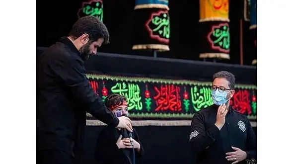 حضور داور عصر جدید در هیئت حسینی + عکس