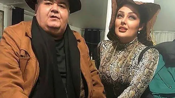 این عکس های عجیب همسر اکبرعبدی را ببینید + فیلم رقص زیبای آقای بازیگر