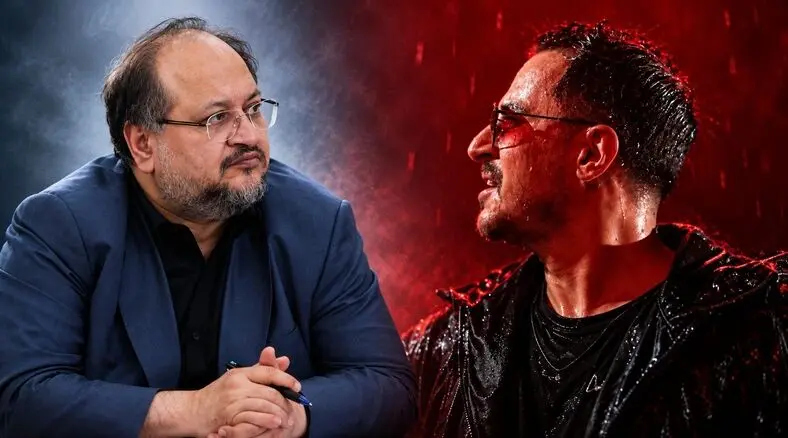 فیلم آواز خوانی پسر محمد شریعتمداری، چهره مشهور اجرایی و اقتصادی ایران 