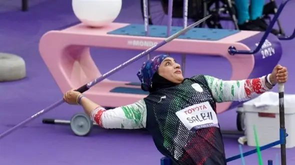 الهام صالحی دومین طلایی ایران در مسابقات پارادوومیدانی