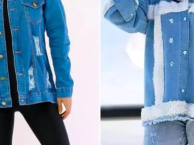 استایل پاییزی جذاب با 15 مدل کت جین زنانه