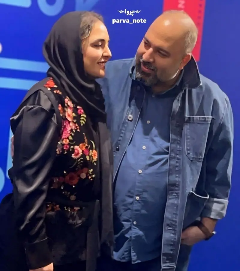 نرگس محمدی به همراه همسرش علی اوجی و فریبا نادری در جشنواره فیلم شهر