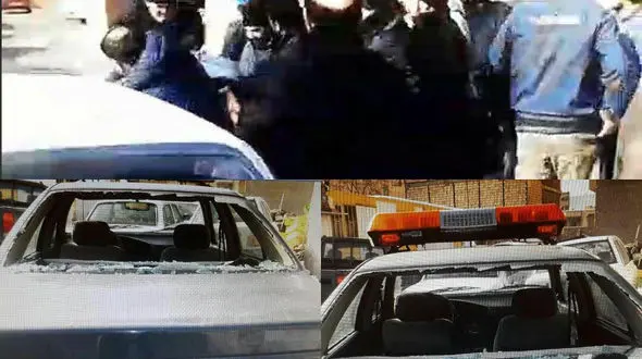 جدال میوه فروشان با شهرداری چی های تبریز بخاطر کتک خوردن یک دستفروش + عکس