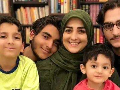 فیلم/ تبریک تولد خاص ستاره سادات قطبی به پسر همسرش ، شهرام شکیبا/ مادر تو هر شکلی مادره