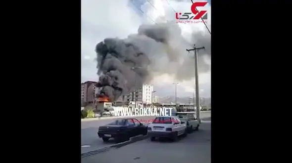 فیلم لحظه انفجار مهیب یک خودرو هنگام سوختگیری در اراک