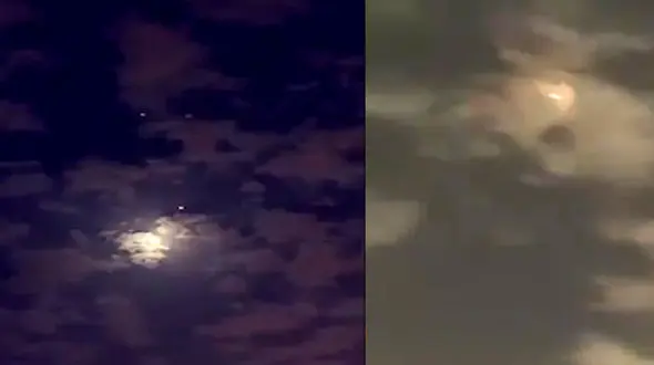 فیلمی از نبرد موشکی یمن و عربستان در آسمان ریاض