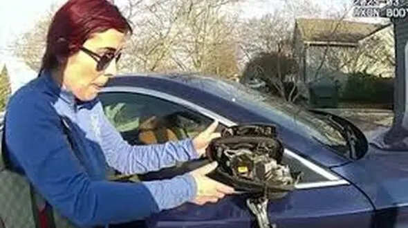 فیلم بازداشت خانم شهردار به دلیل رانندگی در حالت مستی 